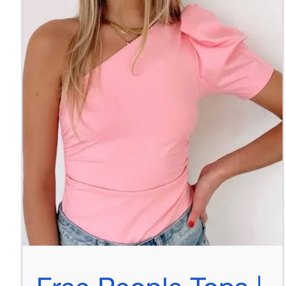Pink free people body suit , small smudge near lining pictured